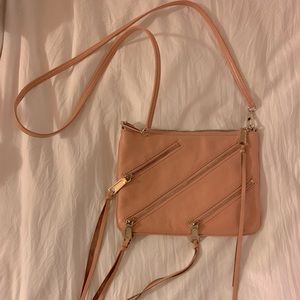 Rebecca Minkoff crossbody purse 3-zipper